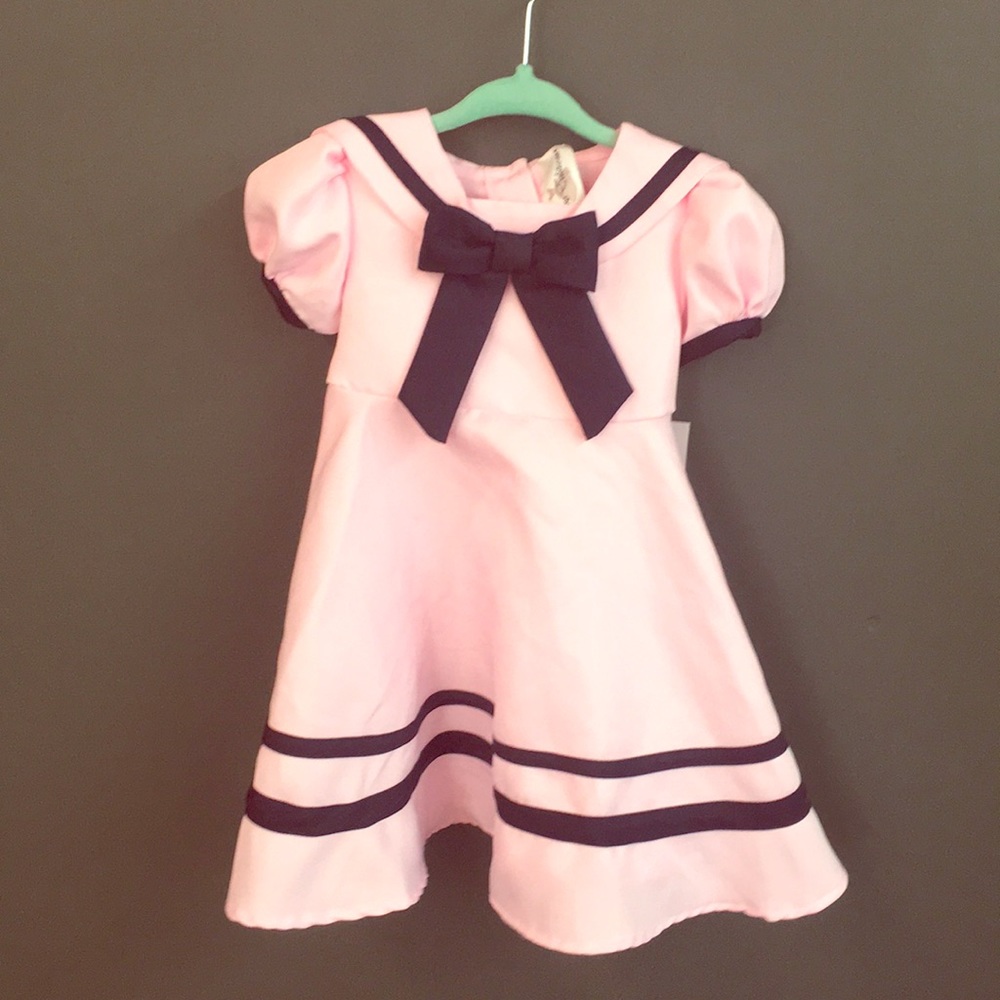 Pink Sailor Dress 12M